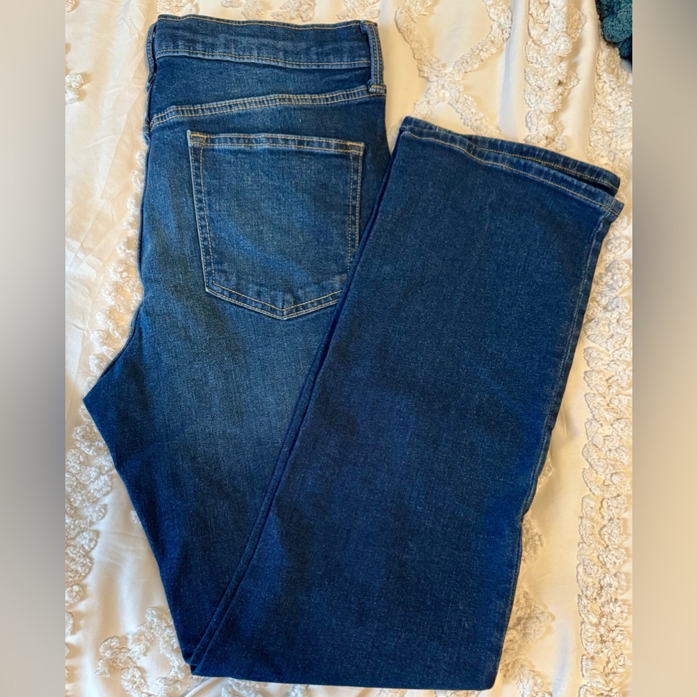 Kids Old Navy Straight Leg Jeans in Deep Blue 18 Husky great used